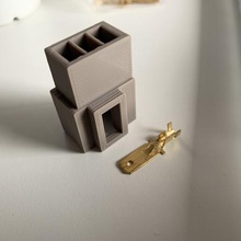 vag 3 mini pin do isqueiro cigarro conector ferramenta 357919321 volkswagen audi 3d print model - Mito3D