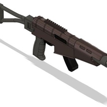 val charger - ruger 10 22 chassis digital download 3d printing gadget halo 3d2a 3d print model - Mito3D