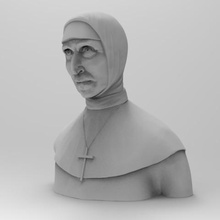 perde olmadan valak sanat İblis film korku warren rahibe 3d print model - Mito3D