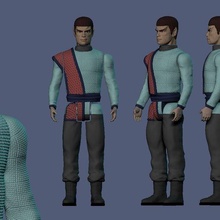 Valdore Estrela caminhada Brian Thompson Romulan brinquedos açao figura 3d print model - Mito3D