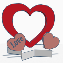 sevgililer gün Sanat Aşk kalp çift ilişki 3d print model - Mito3D