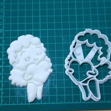 valentine's day angel cookie san valentine sharp cookie/ 3d print model - Mito3D