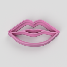san valentin día Galleta cortador Beso boca rojo amor 3d print model - Mito3D