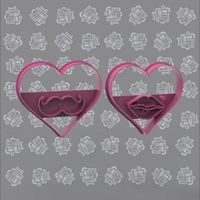 valentine's day cookie cutter 1 sharp cookies san valentin valentine 3d print model - Mito3D