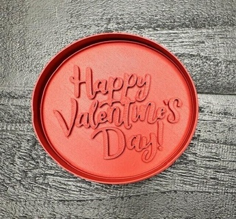 valentine's day cookie cutter stamp  3d print model - Mito3D