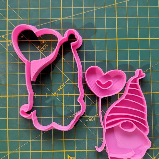 San Valentino giorno taglierina amore frese biscotto valentin amanti cuore torta fondente forno ceramica 3D print model - Mito3D