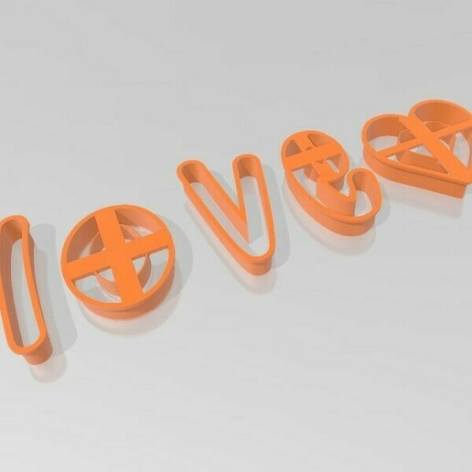 valentine's day cutter february 14th love cookie 14 heart cookies best kit valentin valentine 3D print model - Mito3D