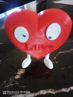 valentine's day heart 3d print model - Mito3D