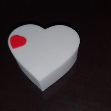 San Valentino giorno cuore pugile scatola santo 3d print model - Mito3D