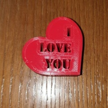 valentine's day heart love 3d print model - Mito3D