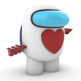 sevgililer gün iv arasında Sanvalentin kalp küpe takı Aşk aramızda 3d print model - Mito3D