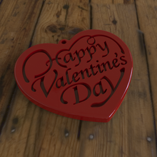 valentine's day keychain valentine gift love stl file 3d print model - Mito3D