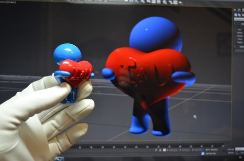 sevgililer gün model 3d kalp Aşk baskı 3d print model - Mito3D