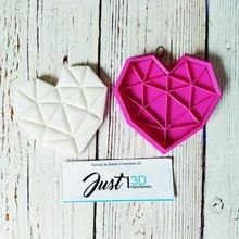 namorados origami coração amantes amiiii amar afiado biscoito cortador massa missas bolo bolos copo faça 3d cortadores padaria porcelana cerâmica 3d print model - Mito3D