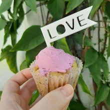 Valentinstag Topper Stachel Argentinien Getränk Herz Liebe amor Hackfleisch Muffin Cupcake Cupcakes 3d print model - Mito3D