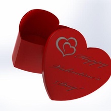 namorados presente caixa jóias amar romance coração decoração 3d print model - Mito3D