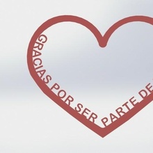 sevgililer kalp san günü 14february Aşk hediye cümle i 3d print model - Mito3D