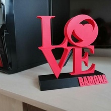 Saint Valentin l'amour décoration supporter valentines 3d print model - Mito3D