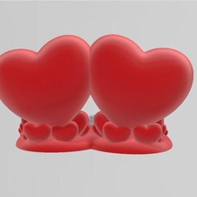 valentine's personalized gift valentines love custom 3d print model - Mito3D