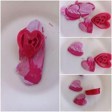 San Valentino Cupido freccia cuori cuore argilla orecchino taglierina gioielleria frese biscotto fondente amore 3d print model - Mito3D