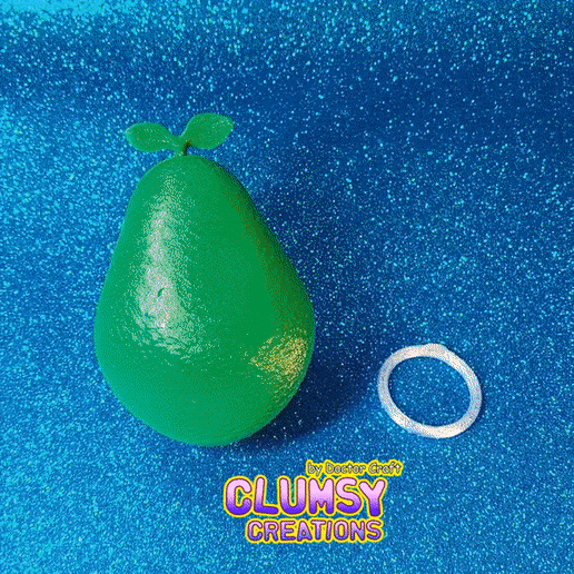 valentine avocado day valentine's love romance gift box ring wedding engagement fruit mango 3D print model - Mito3D