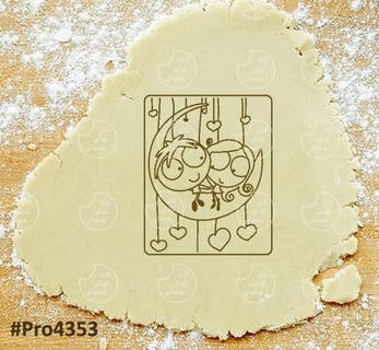 valentine boy & girl home cookiecutter cookie cutter 3d print model - Mito3D