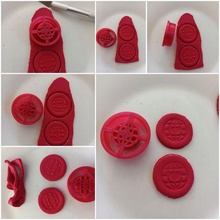 valentine clay cookie imprint cutter jewelry valentines cutters earring fondant love 3d print model - Mito3D