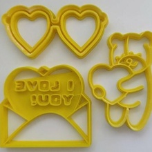 sevgili kurabiye kesiciler sevgililer gün kesici st Valentin Aşk kalp 3d print model - Mito3D
