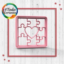 valentine cutter love valentines valentine's day heart happy cutting seal stamp cookie mass 3d print model - Mito3D