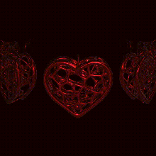 valentine heart jewelry art 3d print model - Mito3D