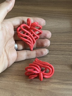 valentine heart keychain valentines bracelet love 3d print model - Mito3D