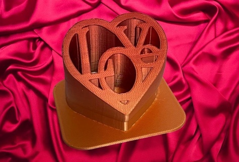 sevgili kalp Aşk sevgililer gün moda 3d print model - Mito3D