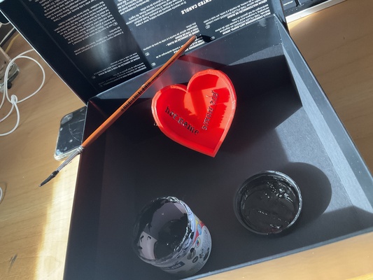 valentin cœur saint 3d print model - Mito3D