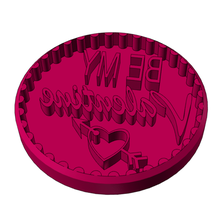 valentine icing sugar cutter 3d print model - Mito3D