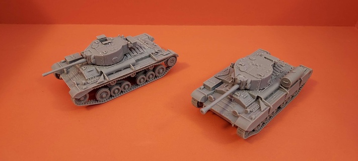 valentine ix x xi 1 56 28mm valentine bolt action 1 56 28mm tank uk united kingdom miniature arvernes  3d print model - Mito3D