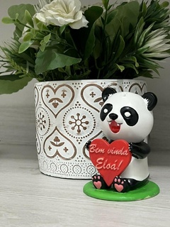 valentine panda love date girlfriend cute romantic heart art ornament 3d print model - Mito3D