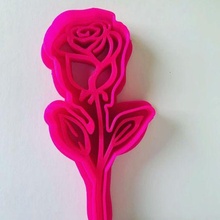 Valentinstag Rose Plätzchen Cutter Liebe Herz Backen backen 3d print model - Mito3D