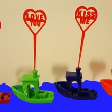 valentine toothpicks home 3d print model - Mito3D