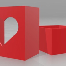 san valentino scatola moda amore regalo 3d print model - Mito3D