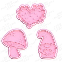 valentines day cookie cutter set 3 2 cupid party holiday valentine valentine's stamp cookies cook home cithen cutters parrot otter hedgehog cat animals 3d print model - Mito3D