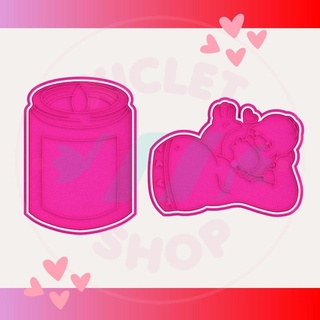 valentines day cookie cutters 3d print model - Mito3D