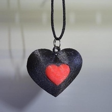 valentines day heart jewelry sweetheart gift pendant 3d print model - Mito3D