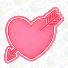 sevgililer gün kalp kurabiye kesici Ayarlamak pul kesiciler aşk tanrısı tatil Parti 3d print model - Mito3D