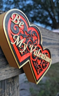 valentines heart box 3d print model - Mito3D