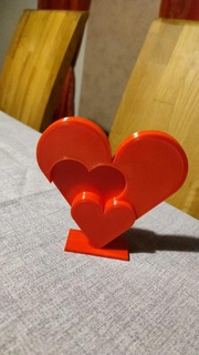 namorados coração mãe presente aniversário valtine amar querido 3d print model - Mito3D
