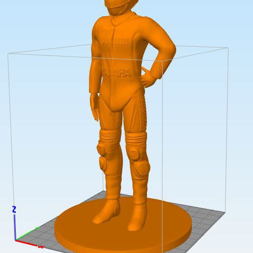 Valentino rossi arte 46 3D print model - Mito3D