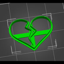 Valentinstag Plätzchen Schneider Werkzeug Kekse Cutter Liebe luban Rudolf jedlicka orefir3d 3d print model - Mito3D