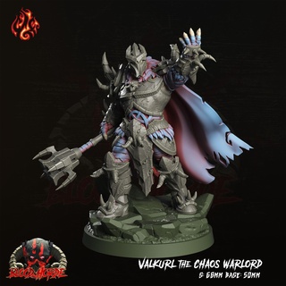 valkurl chaos warlord 3d print model - Mito3D