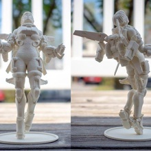 valquiria apéndice leyendas modelo vídeo juego personaje 3d print model - Mito3D