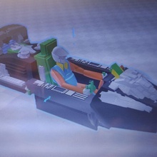 Valquíria interno cabine + piloto arte robotech 3d print model - Mito3D